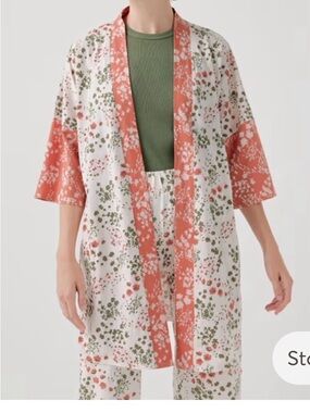 PACT ORGANIC-WOMEN’S STAYCATION SHORT ROBE-SIZE XS/S